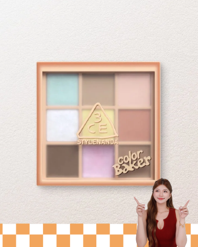 NICO X 3CE COLOR BAKER MULTI EYE COLOR PALETTE
