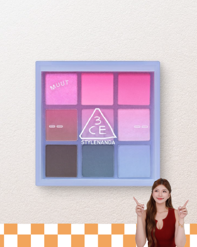NICO X 3CE Multi Eye Color Palette